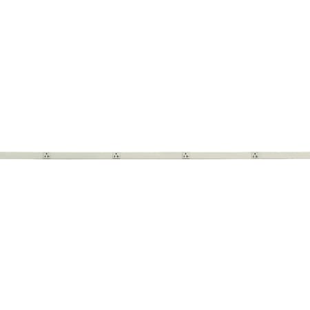 Hubbell Wiring Device-Kellems Metal PlugTrak, 20A 125V, 1 Circuit, 4 Receptacle, 6' Length, Ivory HBL24GB618IV